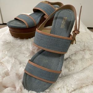 Michael Kors Wedge Sandal 7.5